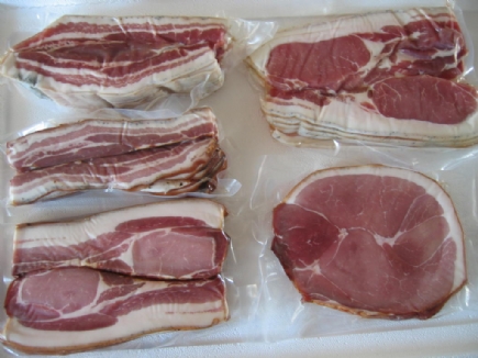 Bacon & Gammon Box - 1/2 pig - UNSMOKED