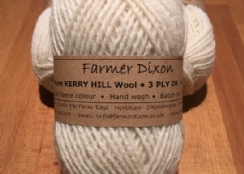 Wool: 50g ball Kerry Hill 3-ply